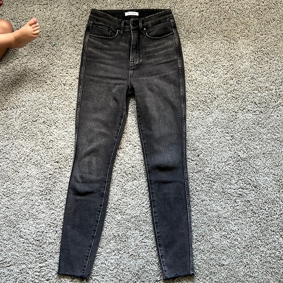 Good American Good Curve Skinny Jeans size 0 - Picture 2 of 7